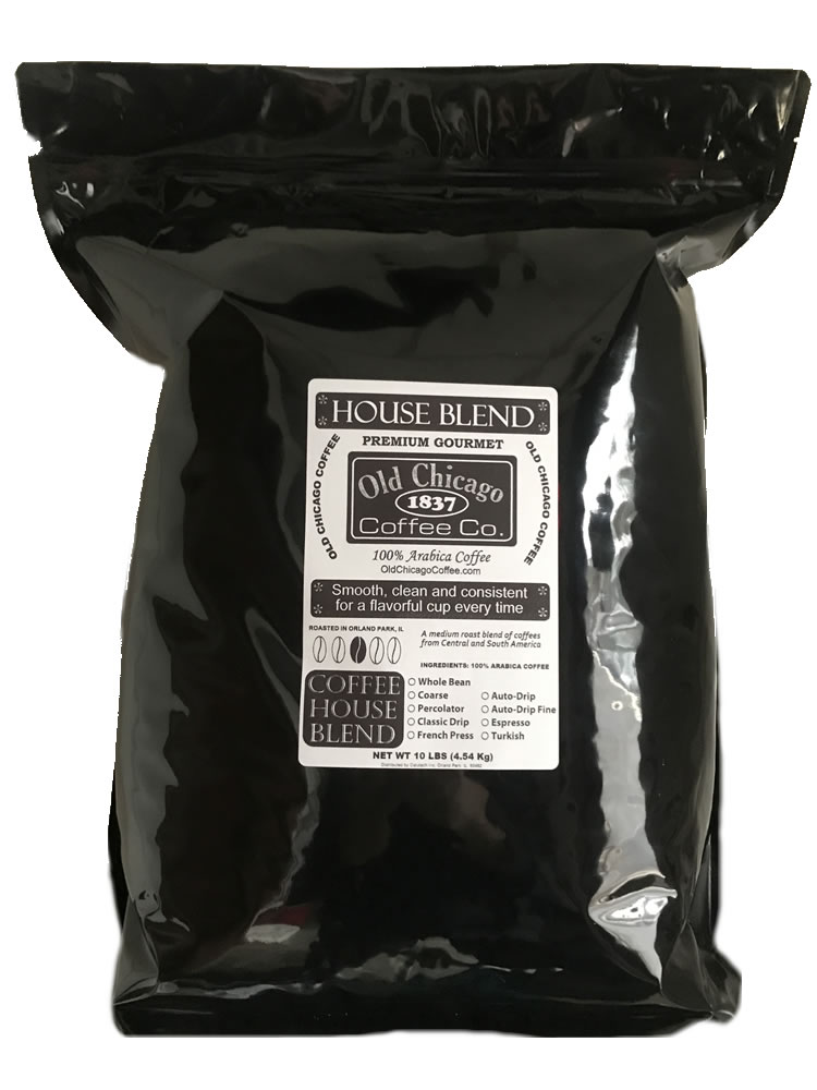 10 Lbs Bulk Roasted Coffee Beans - Giant Bag of Coffee 4,536 grams