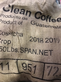 Guatemala Burlap Coffee Bag Sack