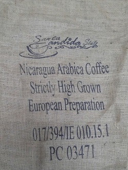 Nicaraguan Burlap Coffee Bag Sack