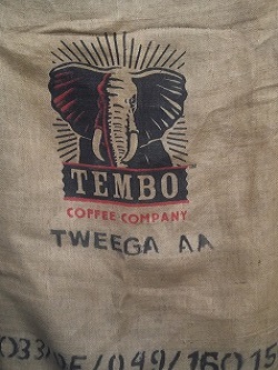 Tanzania Africa Burlap Coffee Bag Sack